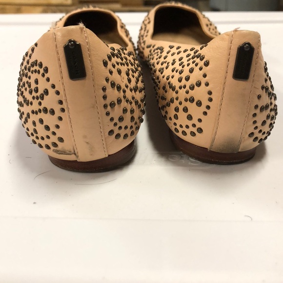 COACH Rory leather pink ballet flats - Picture 3 of 6